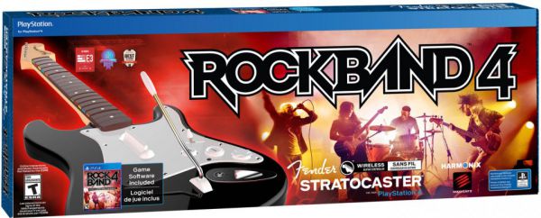 Игра для приставки Mad Catz Rock Band 4 - Stratocaster черный, PS4