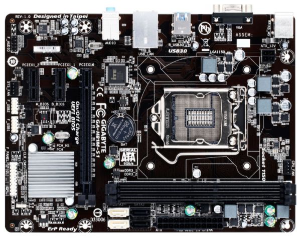 Материнская плата Gigabyte GA-H81M-S1 iH81 DDR3 AC`97 8ch GbLAN SATA3 VGA mATX