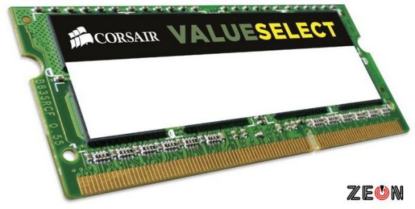 Оперативная память SO-DIMM Corsair DDR3L 4Gb 1600MHz CMSO4GX3M1C1600C11 RTL PC3-12800 CL11 SO-DIMM 204-pin 1.35В